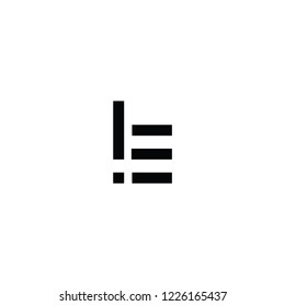 le letter logo