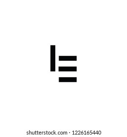 le letter logo