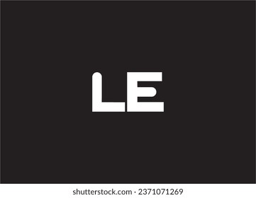 le letter logo and monogram design