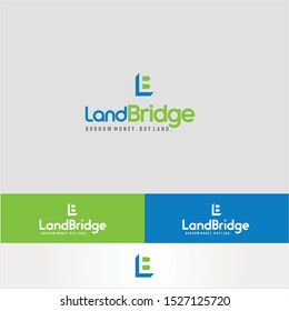 LE Letter logo template for business and real estate vector illustration