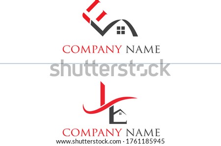 
LE Letter Real State Logo Design & Symbol.