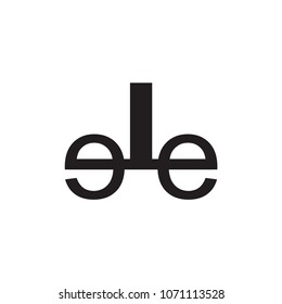 le letter vector logo