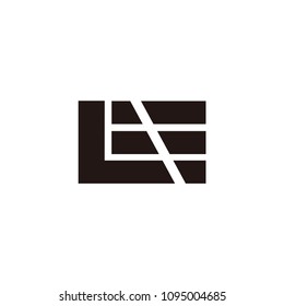 le letter vector logo