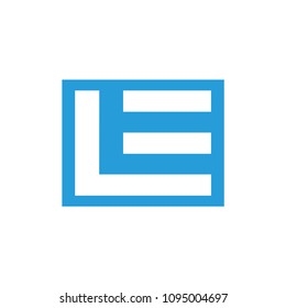 le letter vector logo