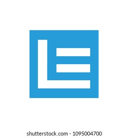 le letter vector logo