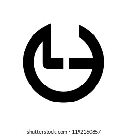 le letter vector logo. el letter vector logo
