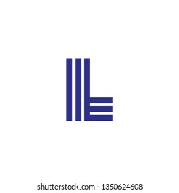 le letter vector logo. l letter logo