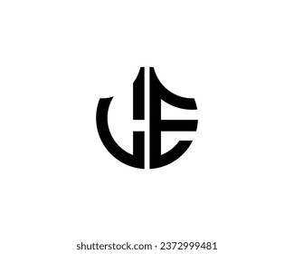 LE Logo design vector template