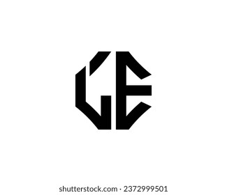 LE Logo design vector template
