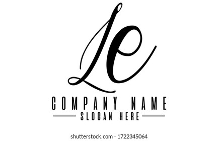 le logo initial vector design