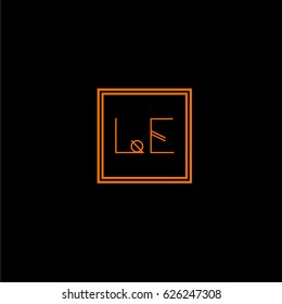 le logo letter initial, Abstract Polygonal Background Logo, design for Corporate Business Identity,flat icon, Alphabet letter
