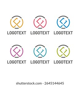 TEMPLATE initiale de conception de logo LE et WE
