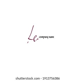 Handgeschriebenes Logo auf weißem Hintergrund