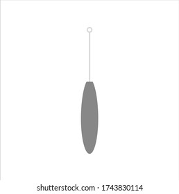 lead accessory for angling. illustration for web and mobile design.