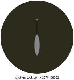 lead accessory for angling. illustration for web and mobile design.