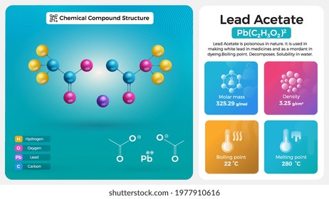 Lead Acetate Properties and Chemical Compound Structure