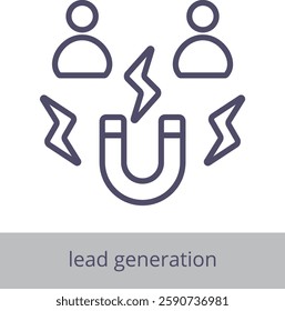 Lead Generation Element For Design Graphic