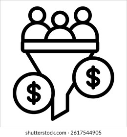 Lead Generation Icon Element For Design