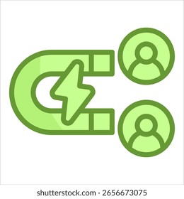 Elemento De Ícone De Geração De Cliente Potencial Para Design