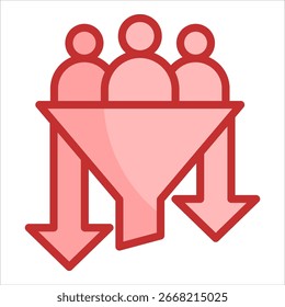 Elemento De Ícone De Geração De Cliente Potencial Para Design