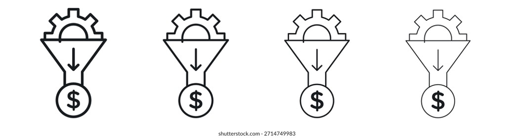 Lead generation icon Eps10. icons graphic design
