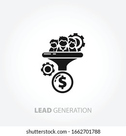 Lead Generation Icon. Simple Element Illustration. Lead Generation Concept
