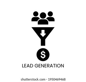 Lead Generation icon. Simple element illustration. Lead Generation concept symbol design. Can be used for web and mobile.