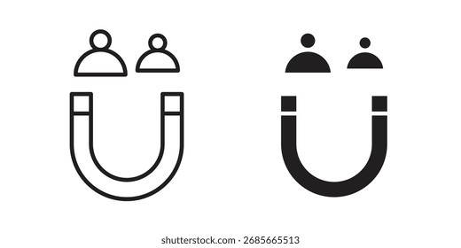 Lead generation icon simple vector symbol