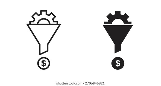 Símbolo de ícone de geração de cliente potencial para designs de logotipo, Web e aplicativo.