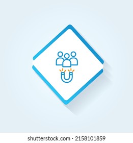 Lead Generation icon vector design