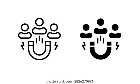 Lead Generation Icons, Dual Style Icon Set