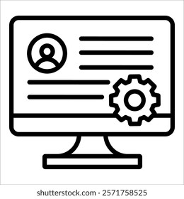 Lead Management Icon Element For Design