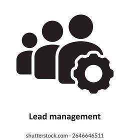 Lead management Vector Icon which can easily modify or edit
