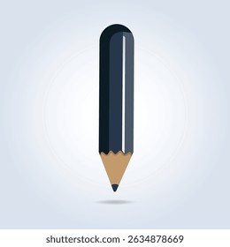 Lead pencils in grey color with a sharp tip with an abstract background