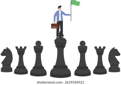 liderar a equipe para vencer, obter sucesso, liderar

