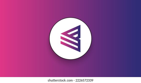 Lead Wallet, LEAD Token cryptocurrency logo on isolated background with copy space. 3d vector illustration of Lead Wallet, LEAD token icon banner design concept.