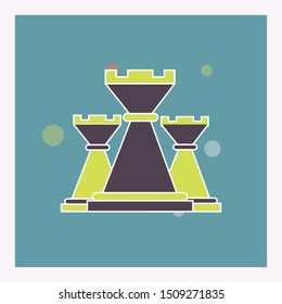 Leader in the chess game vector, Business Leadership