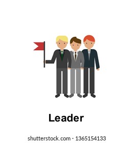 Leader color icon. Element of business illustration. Premium quality graphic design icon. Signs and symbols collection icon for websites, web design, mobile app