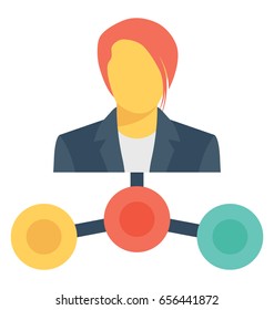 Leader, Colored Vector Icon