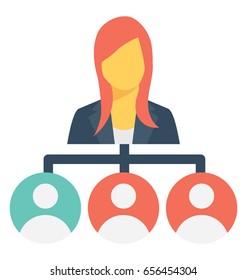 Leader, Colored Vector Icon