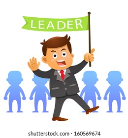 leader. EPS10 File simple Gradients