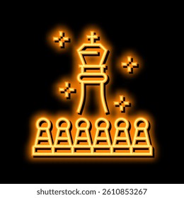 leader of game neon light sign vector. leader of game illustration