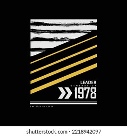 Leader generation t-shirt and apparel design