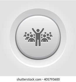 Leader Icon. Business Concept