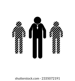 Leader Icon. Chairman, Master. Commander Symbol.