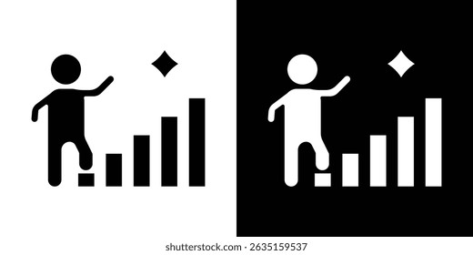 Concepto de icono de líder, Ilustración vectorial
