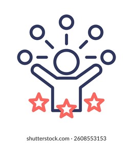 Leader Icon Element for Design