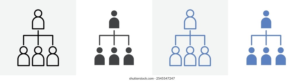 leader icon Group symbol or sign vector
