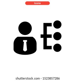 leader icon isolated sign symbol vector illustration - high quality black style vector icons
