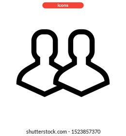 leader icon isolated sign symbol vector illustration - high quality black style vector icons
